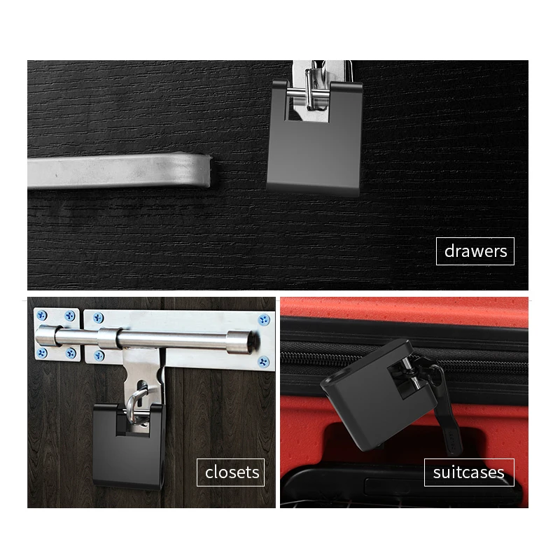 USB rechargeable Case Lock Smart Fingerprint Waterproof Security Door Luggage Bag closet | Безопасность и защита