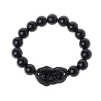obsidian stone wealth bracelet attract wealth and good luck pi xiu bracelet gift unisex