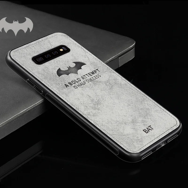 Batman Gray QINUO Бэтмен тканевый текстильный чехол для телефона для huawei mate 9 10 20 Pro олень ткань чехол для huawei P10 Plus P20 P30 Lite Pro Capa - Цвет: Batman Gray