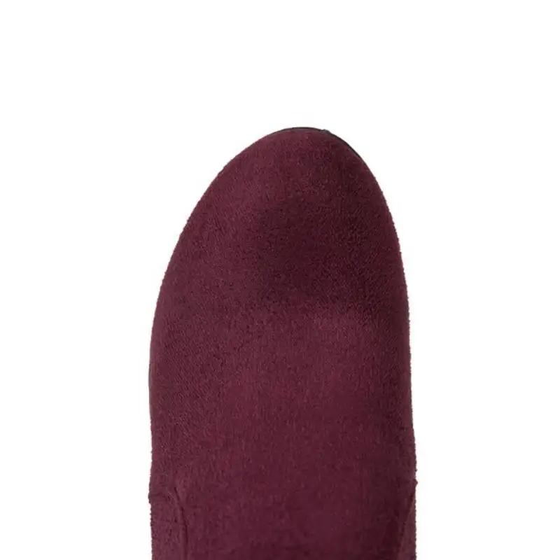 CoolCept Size 33-43 Woman Short Boots Plush Fur Bowtie Woman'S Shoes Winter Warm Ankle Snow Inside Heel Ladies | Обувь