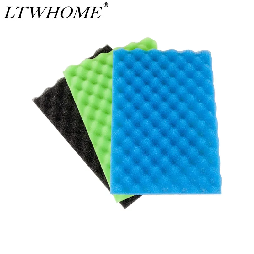 LTWHOME 1 комплект рыбный пруд поролоновые фильтры подходят для лотоса зеленый Genie 12000