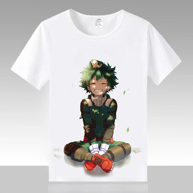 Футболка для косплея My Hero Academia футболка Izuku Midoriya шото Тодороки Bakugou Katsuki японского