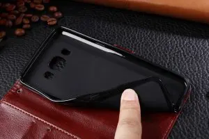 Чехол кошелек для Samsung Galaxy J5 2015 флип кейс чехол 2016 J510 SM J510F подставка держатель