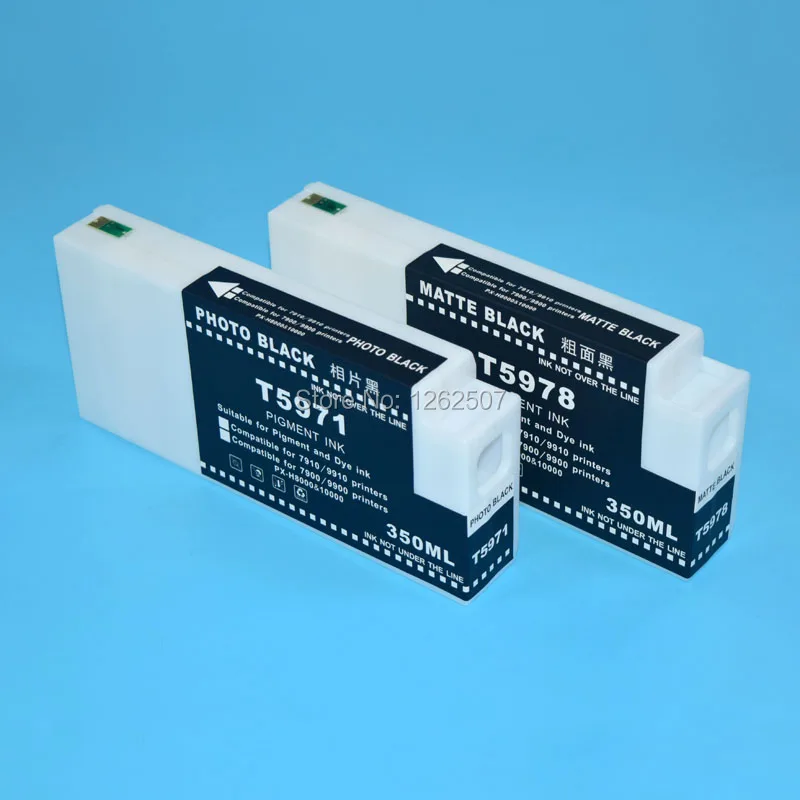 Cartridge with Pigment ink For Epson 7890 Full ink Cartridge with Pigment ink For Epson T5971/T5961