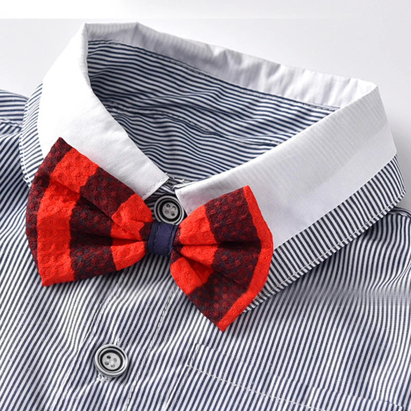 Комплект одежды для маленьких мальчиков лето 2019 рубашка с короткими рукавами +