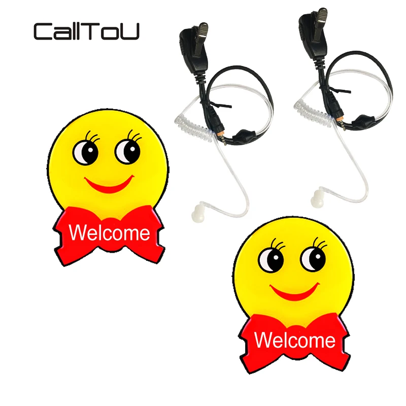 Портативная мини рация CallToU двусторонняя со смайликом для ресторанов/кафе/отеля