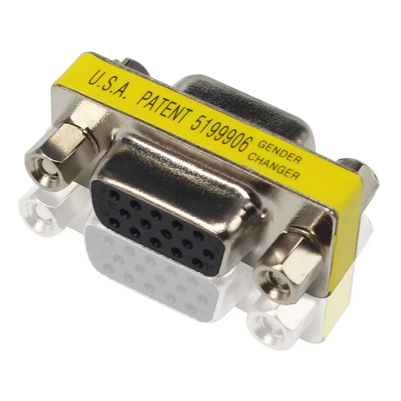 2 шт. VGA разъем F/F кабель Расширенный преобразователь 15 pin D Sub HD SVGA женский мини
