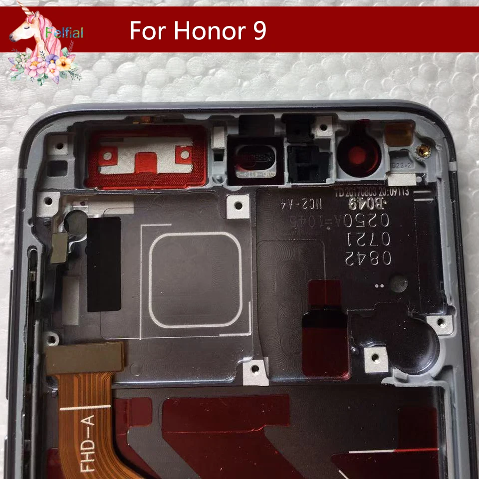 ЖК-дисплей для Huawei Honor 9 Дисплей Сенсорный экран дигитайзер с рамкой STF-L09 STF-AL10 STF-AL00