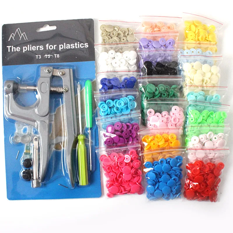 1 Набор защелок для крепления кнопки пресс плоскогубцы ручной инструмент