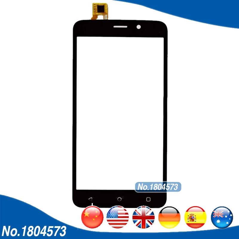 FS509 Touchscreen Sensor For Fly Nimbus 9 FS 509 Touch Screen Digtizer Panel Front Glass Lens 1PC/Lot | Мобильные телефоны и