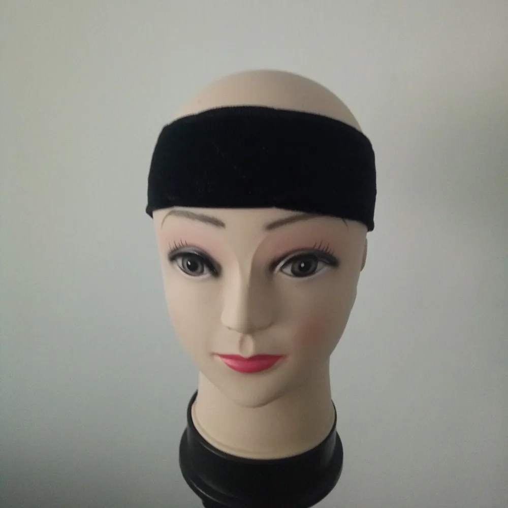 Новый способ шитья парика с мягкой бархатной повязкой на голову черного