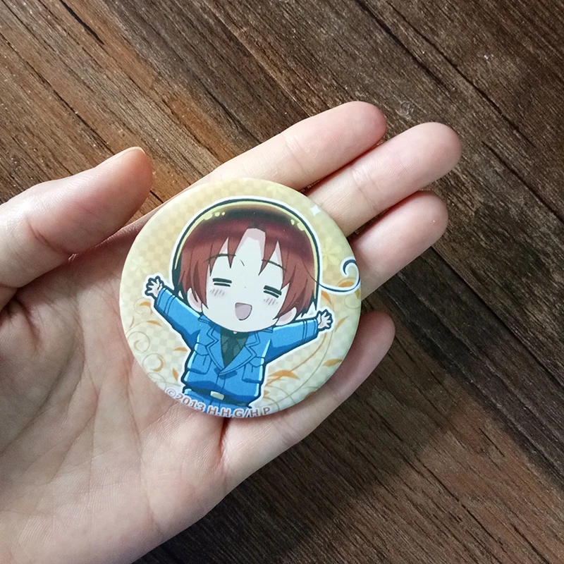 8 шт./компл. 58 мм аниме оси силы Hetalia мир Мерцающая панда Китай APH Moive брушпин Россия