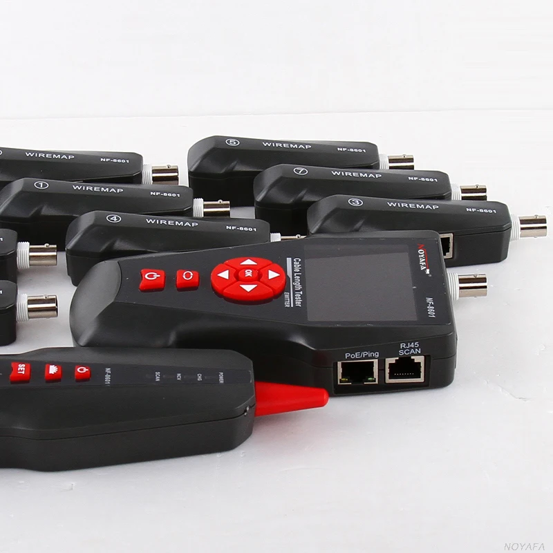 NOYAFA NF-8601W ЖКД LAN Сетевой кабель тестер телефон тестер для телефонного кабеля для Пинг POE BNC RJ45 RJ11 линия тестирования NF_8601W