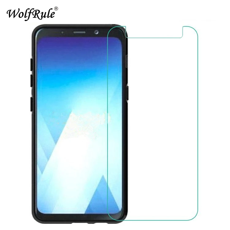 2 шт. для Samsung Galaxy A8 2018 Защитная пленка экрана из закаленного стекла защиты от