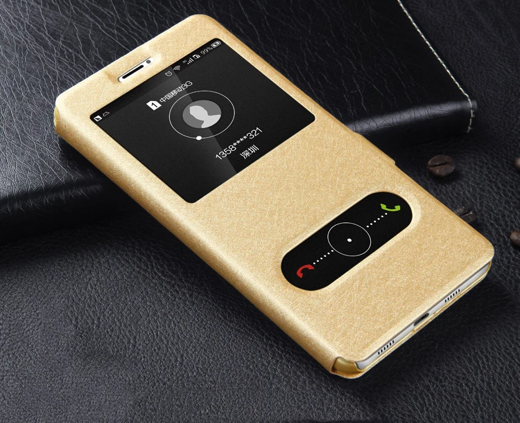 Ультратонкий Флип кейс с окошком и подставкой для Huawei P8 P9 P10 P20 P30 Pro Nova 2 2i 3E Lite 3 3i 4e 4
