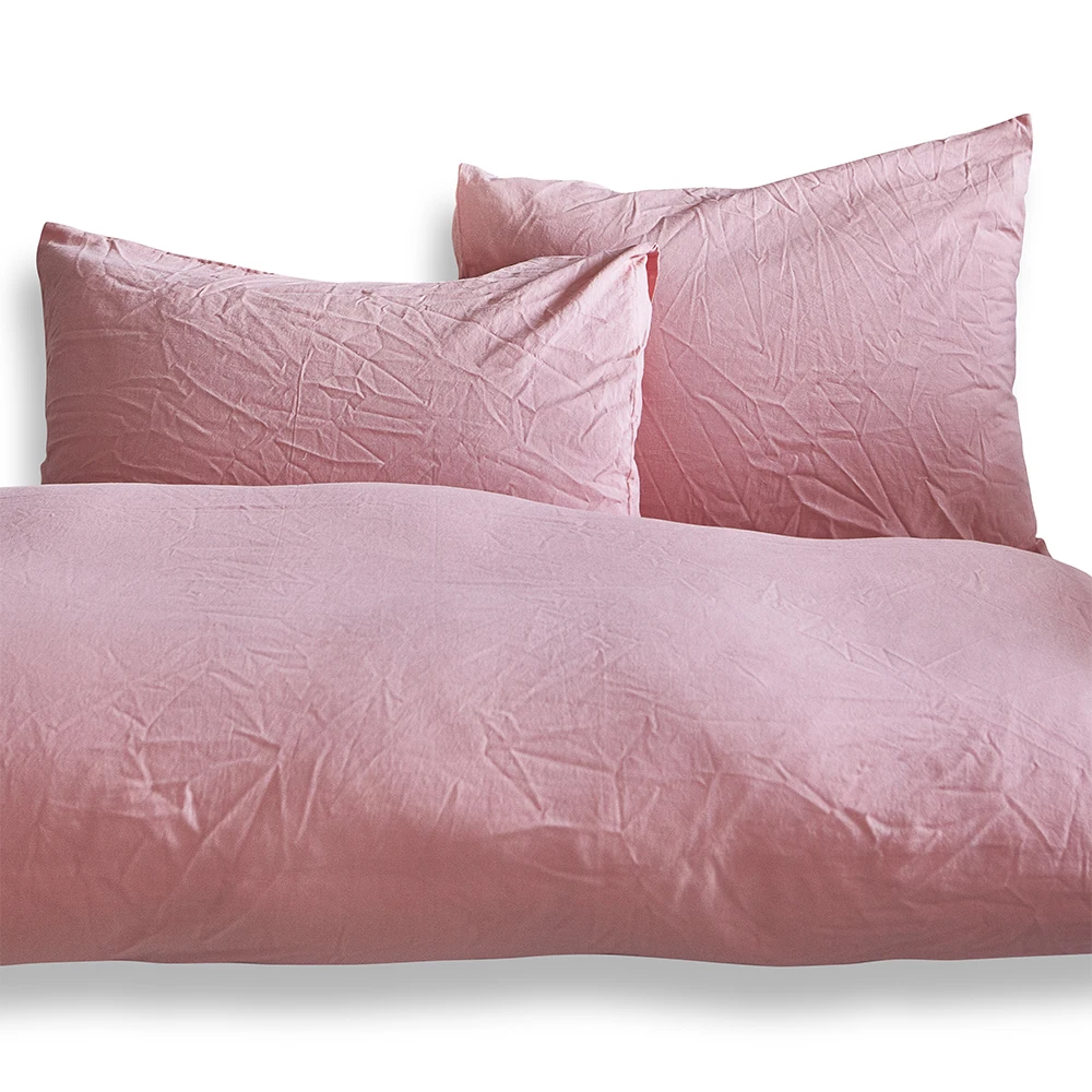 

100% Cotton Duvet Cover Pillowcase Set American Style Solid Color Bed Linens US Twin Queen King Size High Quality Bedding Sets