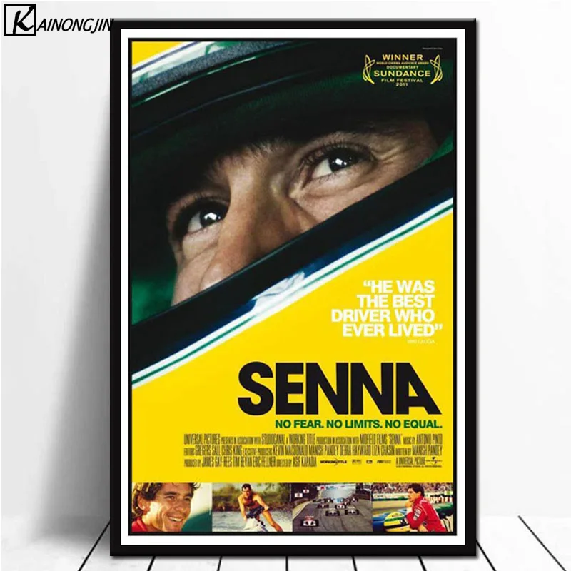007 Ayrton Senna плакат F1 формула гоночный автомобиль плакаты и принты Холст Живопись стены Искусство картина для гостиной домашний декор - Цвет: 007