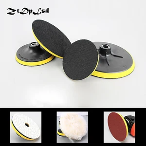 ZtDpLsd 1 шт. Полировочный самоклеящийся диск, полировка, магнитный клейкий диск, патрон, угловая шлифовальная машина, липкая пластина для автомобиля