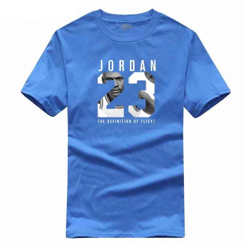 Новый бренд хит продаж новинка футболка Jordan 23 с принтом Мужская Swag высокое