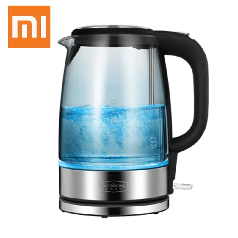 Xiaomi стеклянный электрический чайник для воды из нержавеющей стали домашний