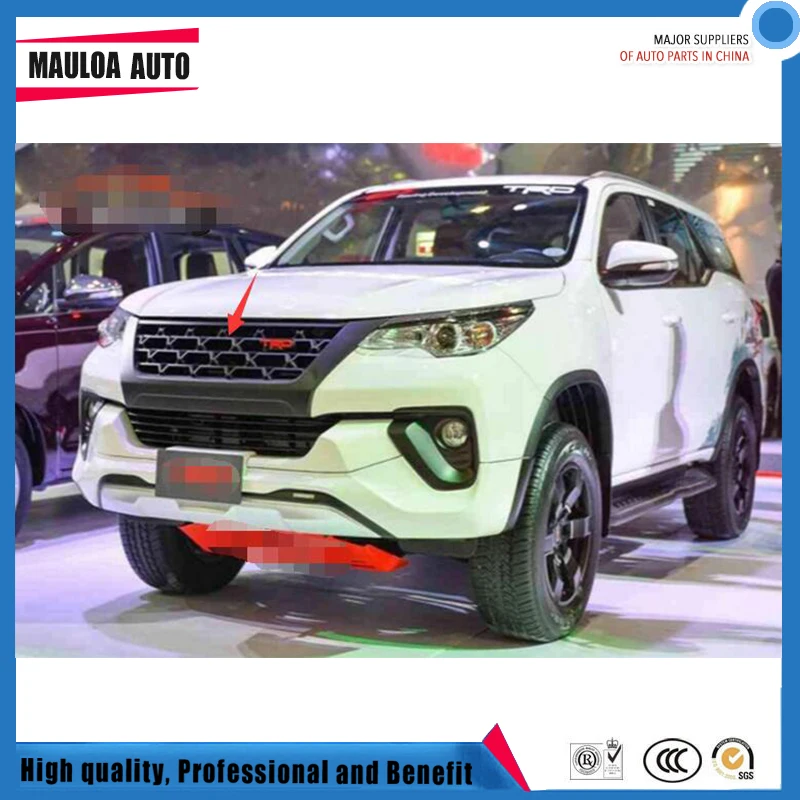 Высококачественная модификация ABS Автомобильная передняя решетка гоночная