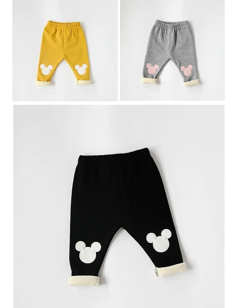 

free shipping Autumn And Winter1-4 Years Baby PP Pants warm trousers Pure Cotton Girl Pants Can Open File Christmas cloth