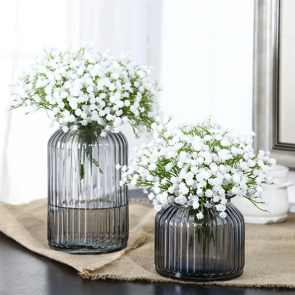 

HobbyLane 1PC Gypsophila Artificial Flower Bouquet Wedding Decoration Fake Flowers For Braid Hair Decoration