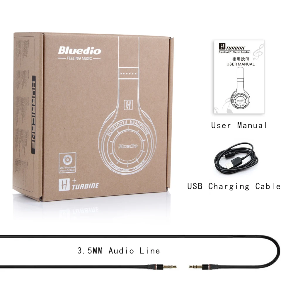 Bluedio H + Bluetooth гарнитура Игровые наушники HiFi беспроводные проводные для Xiaomi Iphone