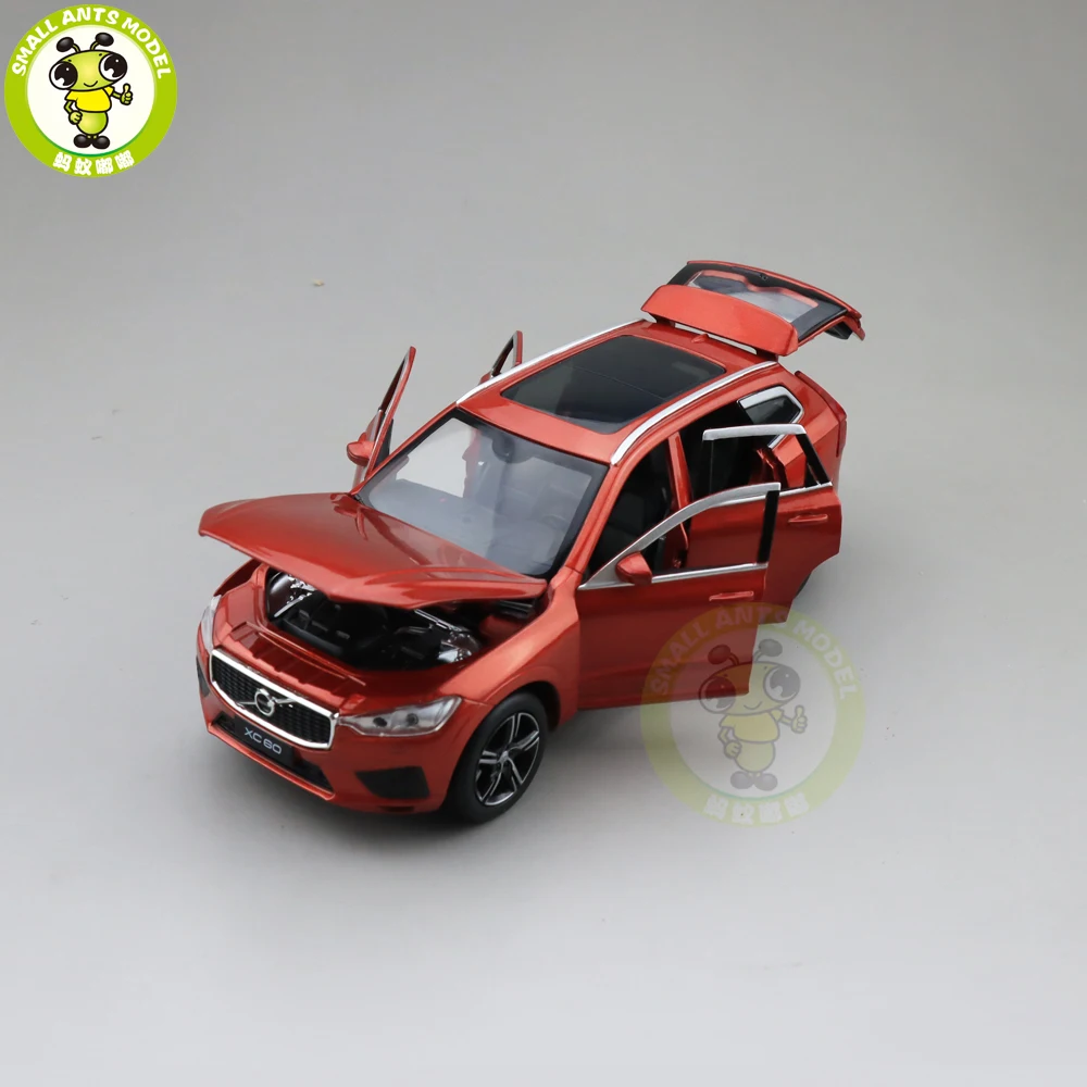 1/32 JACKIEKIM все новые Volvo XC60 литая модель автомобиля игрушка джип для детей Подарки для мальчиков девочек звуковое освещение Вытяните назад