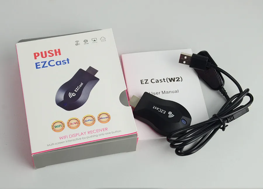 Беспроводной hdmi Wi-Fi дисплей AIR PLAY Ezcast адаптер allshare ТВ-приемник с поддержкой windows ios