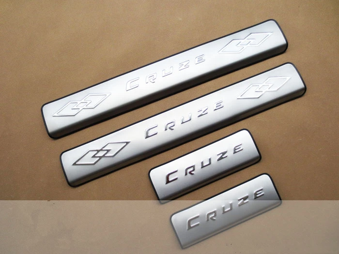 Накладка на порог из нержавеющей стали для chevrolet cruze 2009 10 11-13, Накладка на порог автомобиля, накладка на педаль
