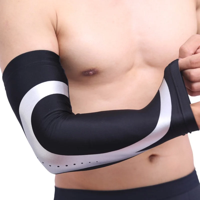 1 шт. уличные Красочные эластичные налокотники грелки Pad Велоспорт Баскетбол