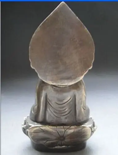 14 см */китайская медная и тибетская статуя Гуаньинь|copper statue|statue china |