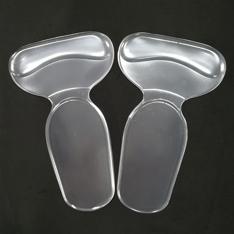 

Silicone Gel Heel Sticker Soft T Shape Shoe Cushion Heel Sticker Wear Proof Anti Slip With Thicken Cushion Transparent