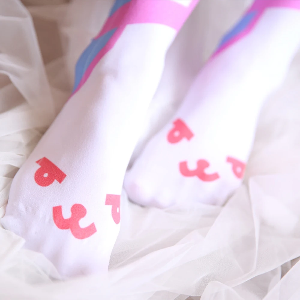VEVEFHUANG Kосплей японский OW DVA Для женщин Гольфы плотные kawaii для девочек в стиле
