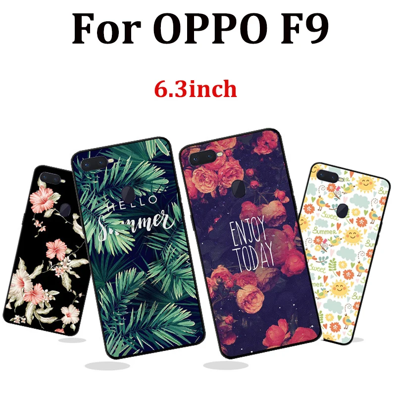 Чехол для OPPO F9 6 3 дюйма милый мультяшный Мягкий силиконовый чехол F 9