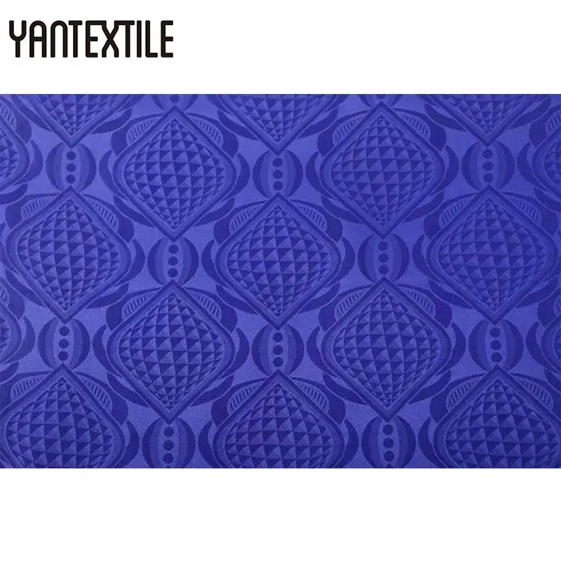 YANTEXTILE голубой цвет Getzner 10 метров Австрия качество парча в Гвинейском стиле ткань Африканская кружевная ткань с вечерние цветные ткани - Цвет: 18040526