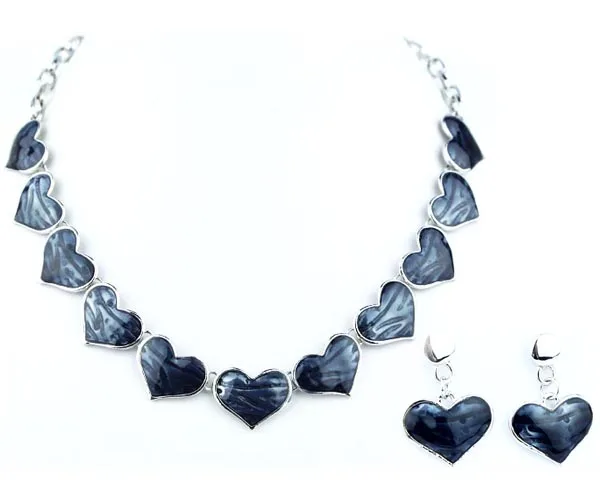 Комплект из колье и серёг сплава|fashion jewelry set|jewelry setsjewelry sets fashion |