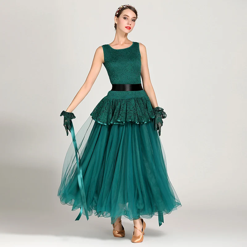 Женское бальное платье для вальса Румба Стандартный гладкая Танцы платья