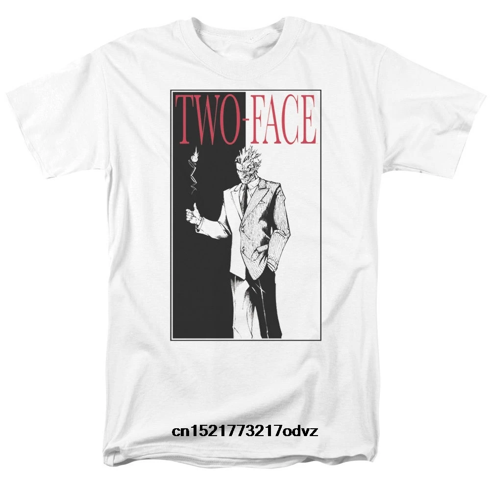 Возьмите Для мужчин футболка Cool два лица Scarface с О-образным вырезом короткий рукав