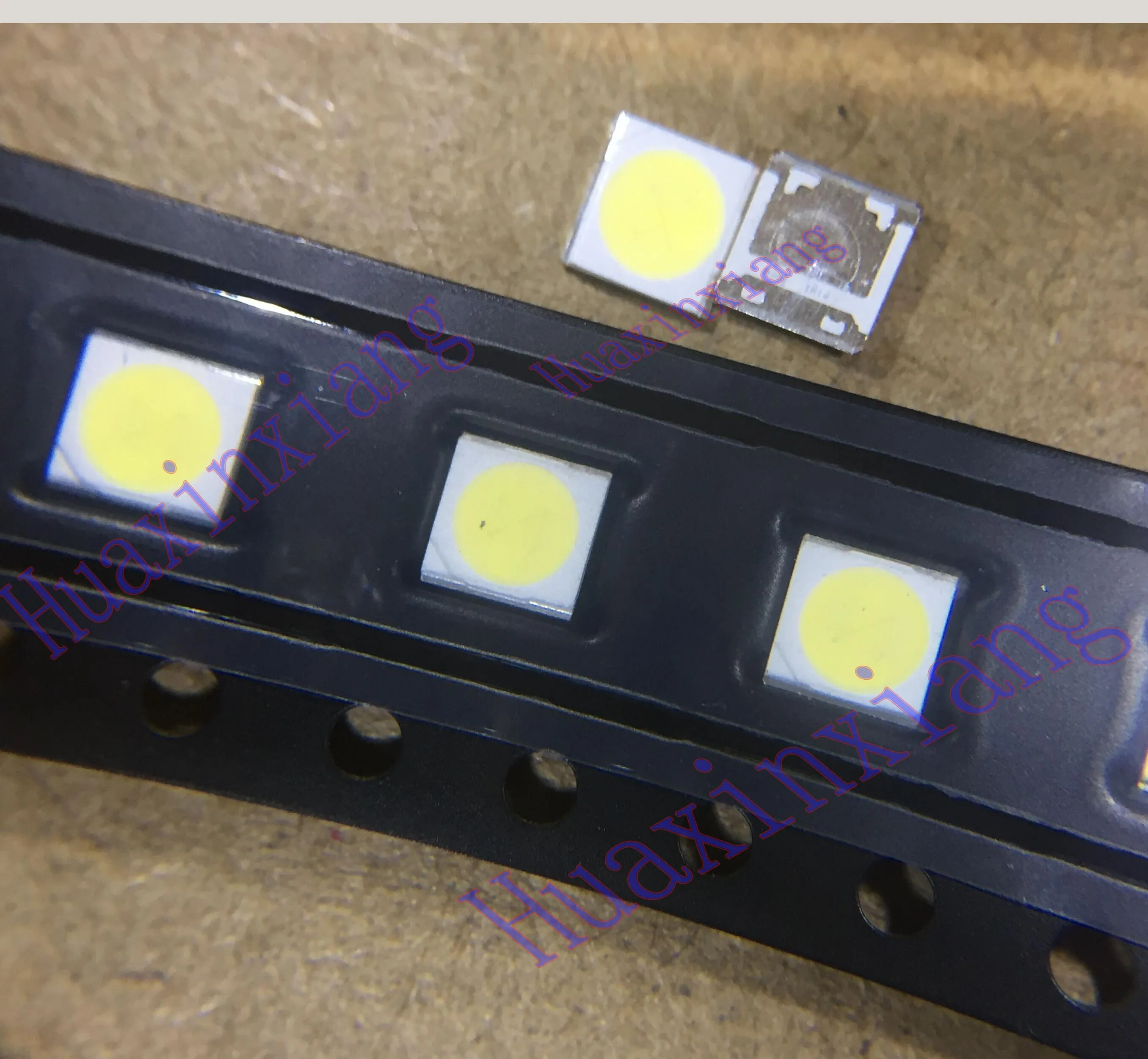 100 шт./лот Wooree SMD СВЕТОДИОДНЫЙ 3535 6V 2 Вт, холодный белый свет WM35E2F-YR09B-eA для ЖК-дисплей/ТВ Подсветка Применение