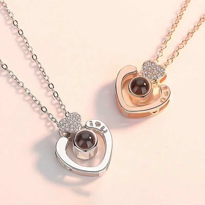 100 Languages I Love You Copper Alloy Pendant Necklace Romantic Memory Wedding Gift N001 | Украшения и аксессуары
