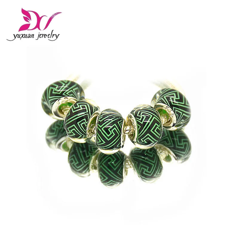 Бесплатная доставка 14 мм акриловые европейские Подвески бусины шнур большое