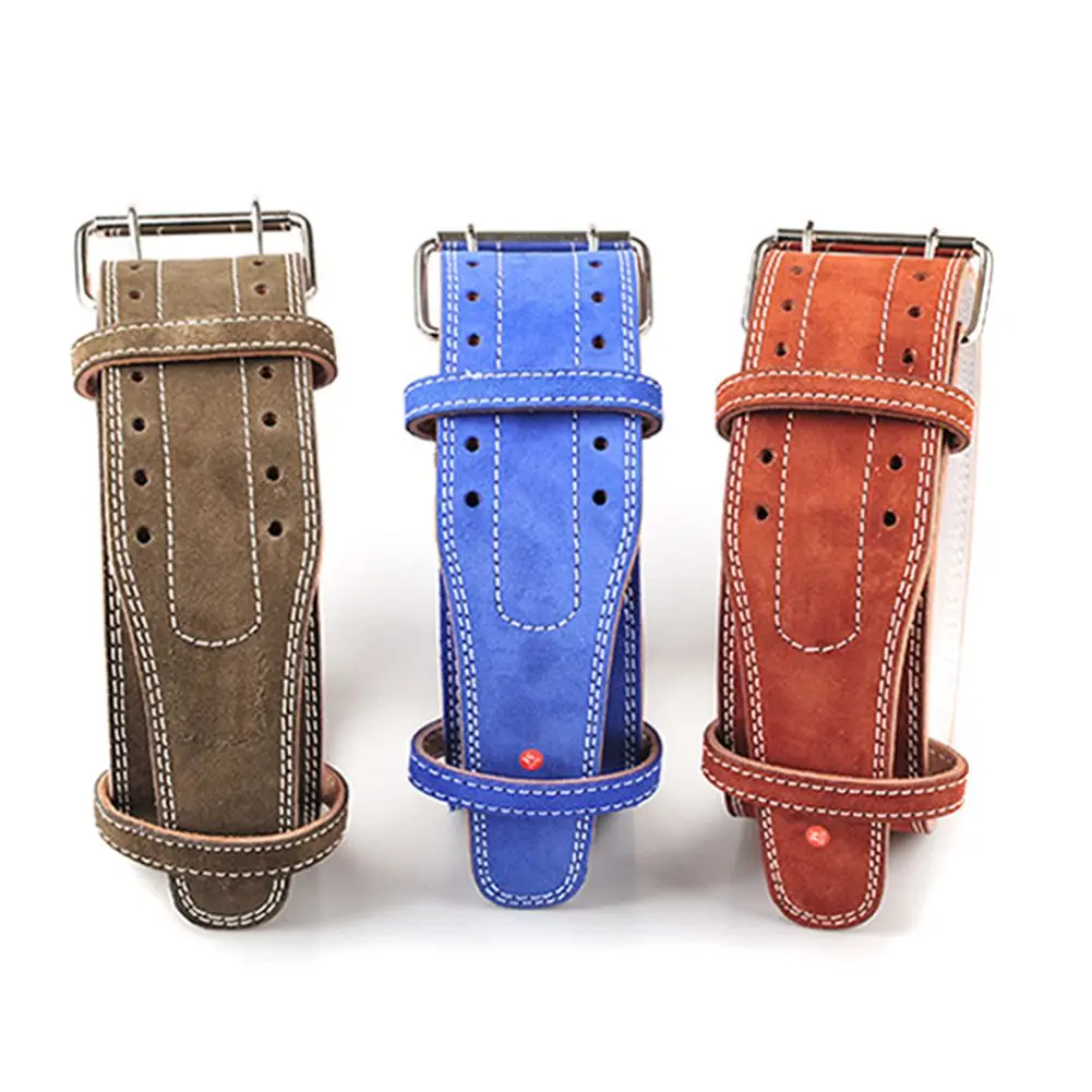 Heavy Duty из воловьей кожи тяжелая атлетика ремень для кроссфита фитнеса и спортзала ремень Вес подъемная штанга гантельного типа мускулатуры тяжёлая атлетика оборудование для тренажерного зала