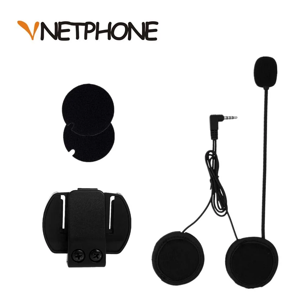 Vnetphone 3 5 мм микрофон динамик гарнитура и шлем Интерком зажим для мотоцикла Bluetooth V4