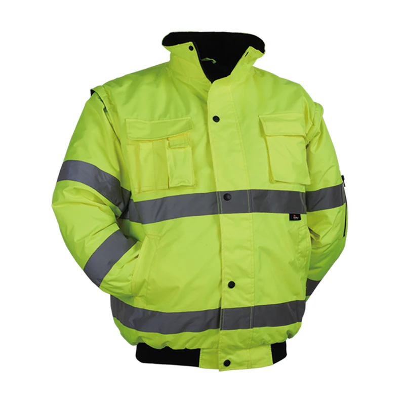 Здравствуйте hi Vis защитная куртка-бомбер для зимы непромокаемая куртка со