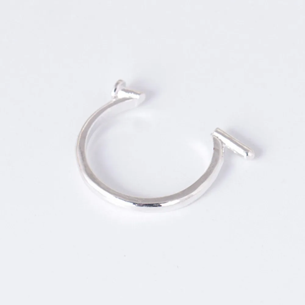 Halloween Statement Open Rings Scare Puncture Nail Ring Men Women Special Jewelry Gift for Friends #280506 | Украшения и