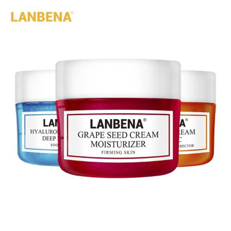 LANBENA крем для лица кислота виноградных семян Seaberry витамин C успокаивающий