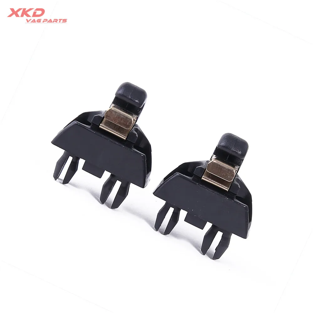 2 шт. Черный солнцезащитный козырек вешалка зажимы Набор для V W Passat B7 Polo 2010 2015 UP! 2012