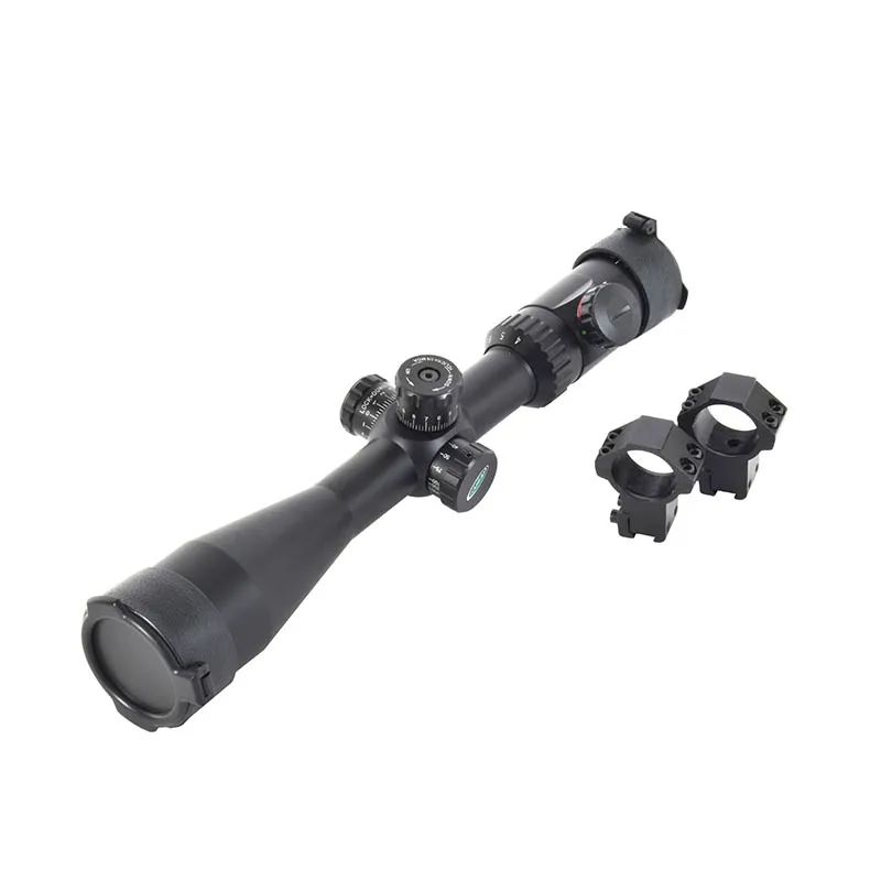 

Riflescope 4-16 x 50 Rifle Scope Red/green Illuminated Tactical Ballistic X Reticle Sights Optics Hunting Scopes 11mm/21mm Rings